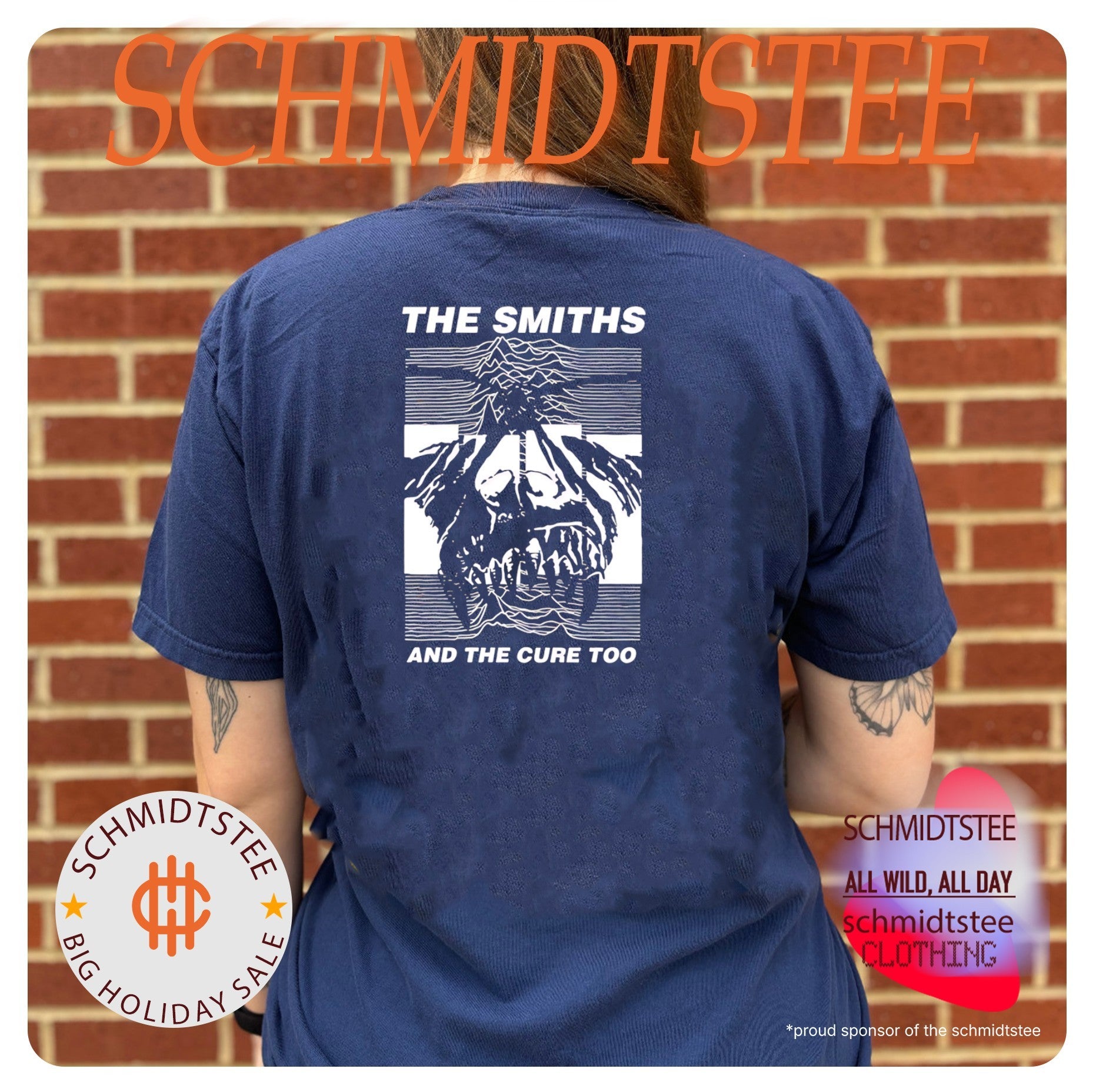 The Smith and the Cure too graphic shirt