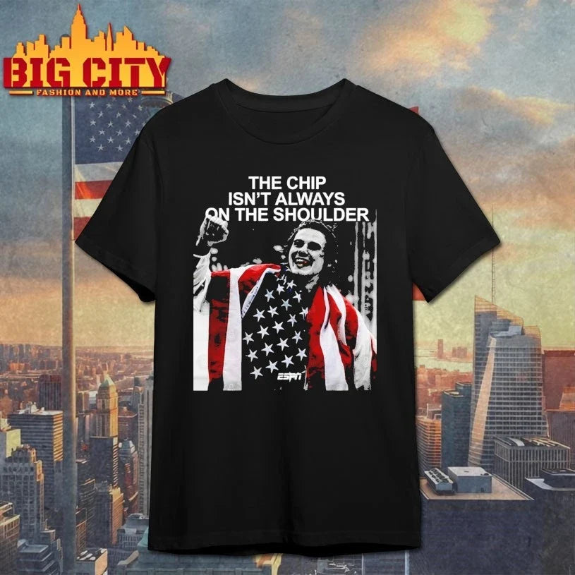 The chip isn’t always on the shoulder Jack Hughes Usa Hockey 2026 Olympics Unisex