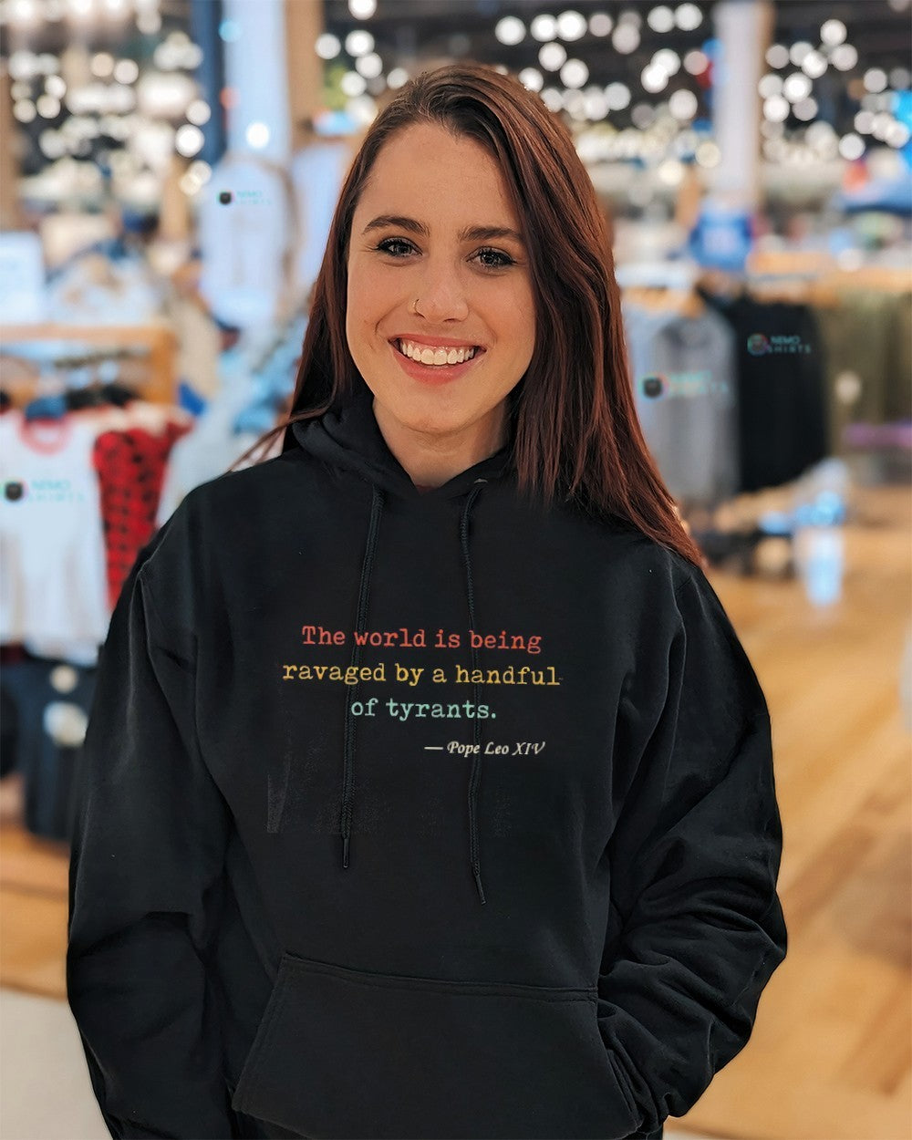 The world is being ravaged by a handful of tyrants Pope Leo XIV quote shirt