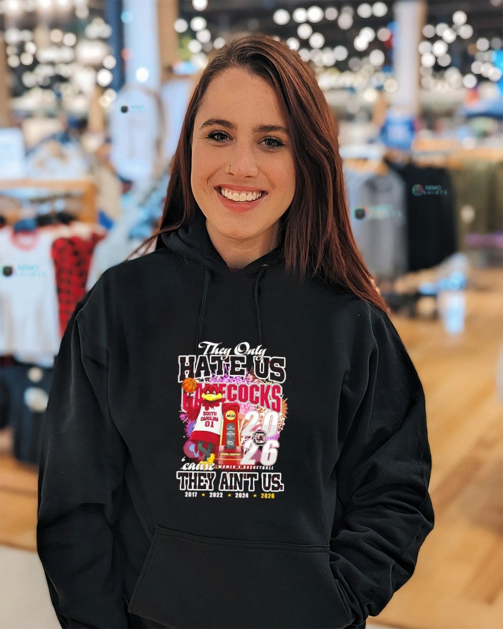 They only hate us ’cause they ain’t us South Carolina Gamecocks 2026 women’s basketball shirt