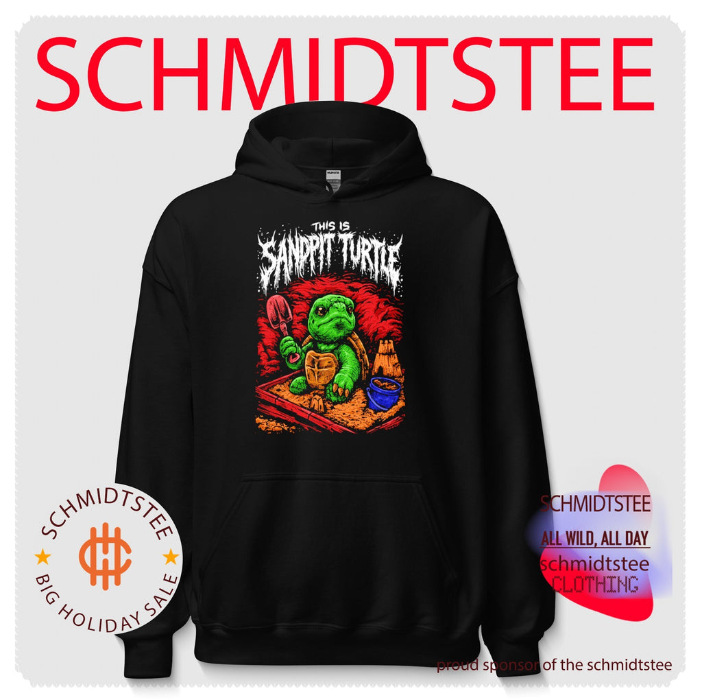 This Is Sandpit Turtle sandbox metal band style shirt