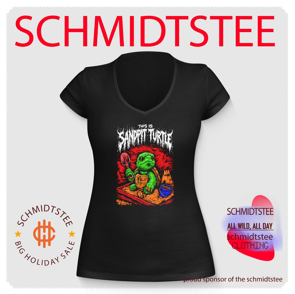 This Is Sandpit Turtle sandbox metal band style shirt