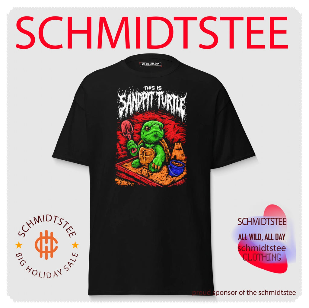 This Is Sandpit Turtle sandbox metal band style shirt
