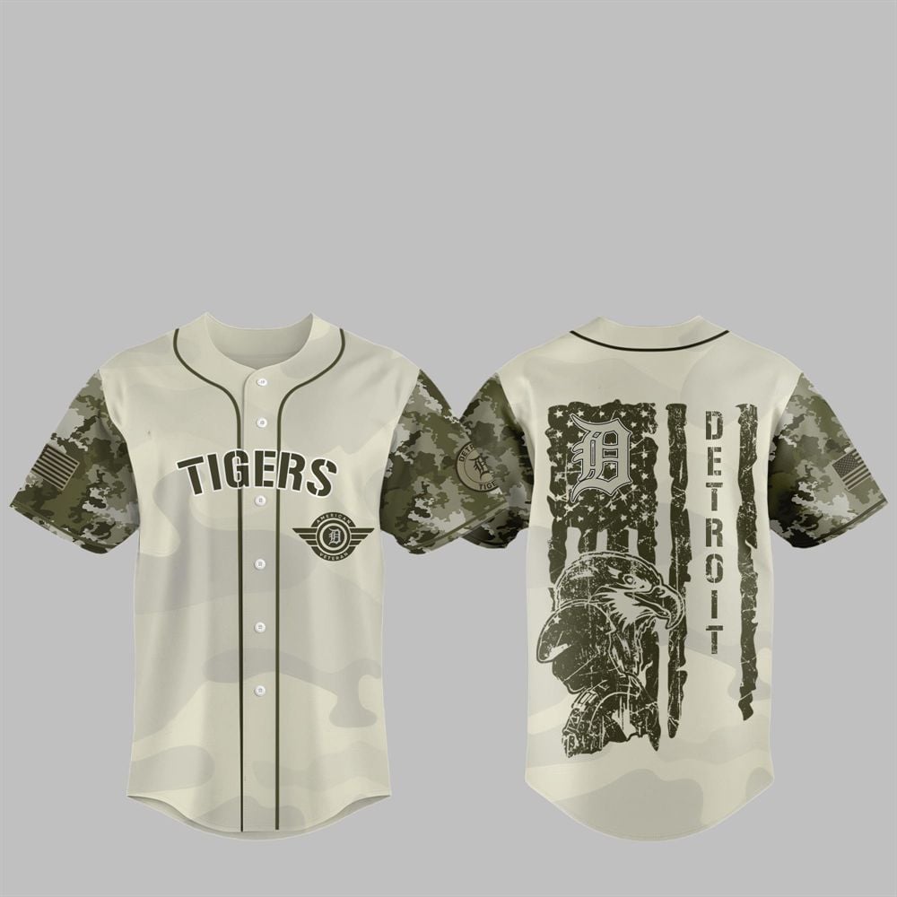 Tigers 2025 Armed Forces Day Night Jersey - Grishko.com
