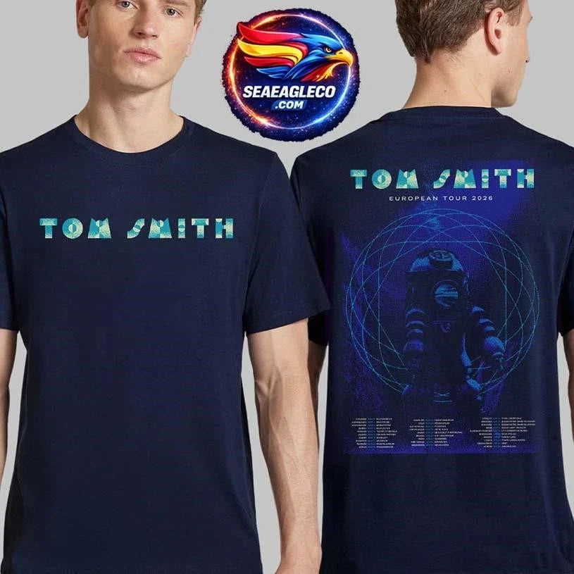 Tom Smith European Tour 2026 Schedule Tour Dates Two Sided Shirt Unisex