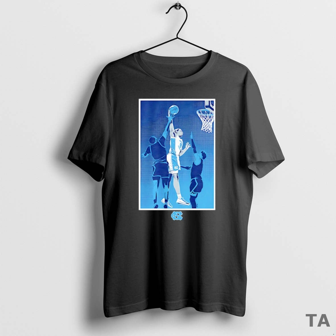 Top Caleb Wilson North Carolina Tar Heels Mens Basketball Slam Dunk T Shirt Sweater