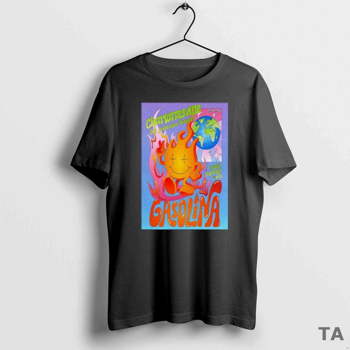 Top Gasoline Party Jefferson Theater In Charlottesville Va February 6 2026 T Shirt Sweater