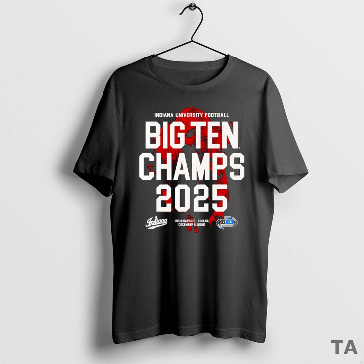 Top Indiana 2025 Big Ten Champs Bison T Shirt Sweater
