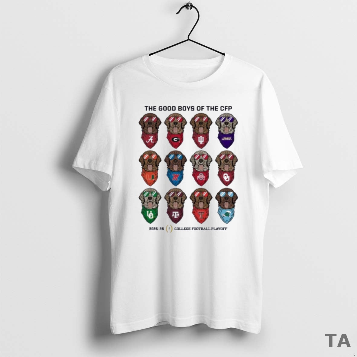 Top The Good Boys Of The Cfp 2025 12 Teams T Shirt Sweater