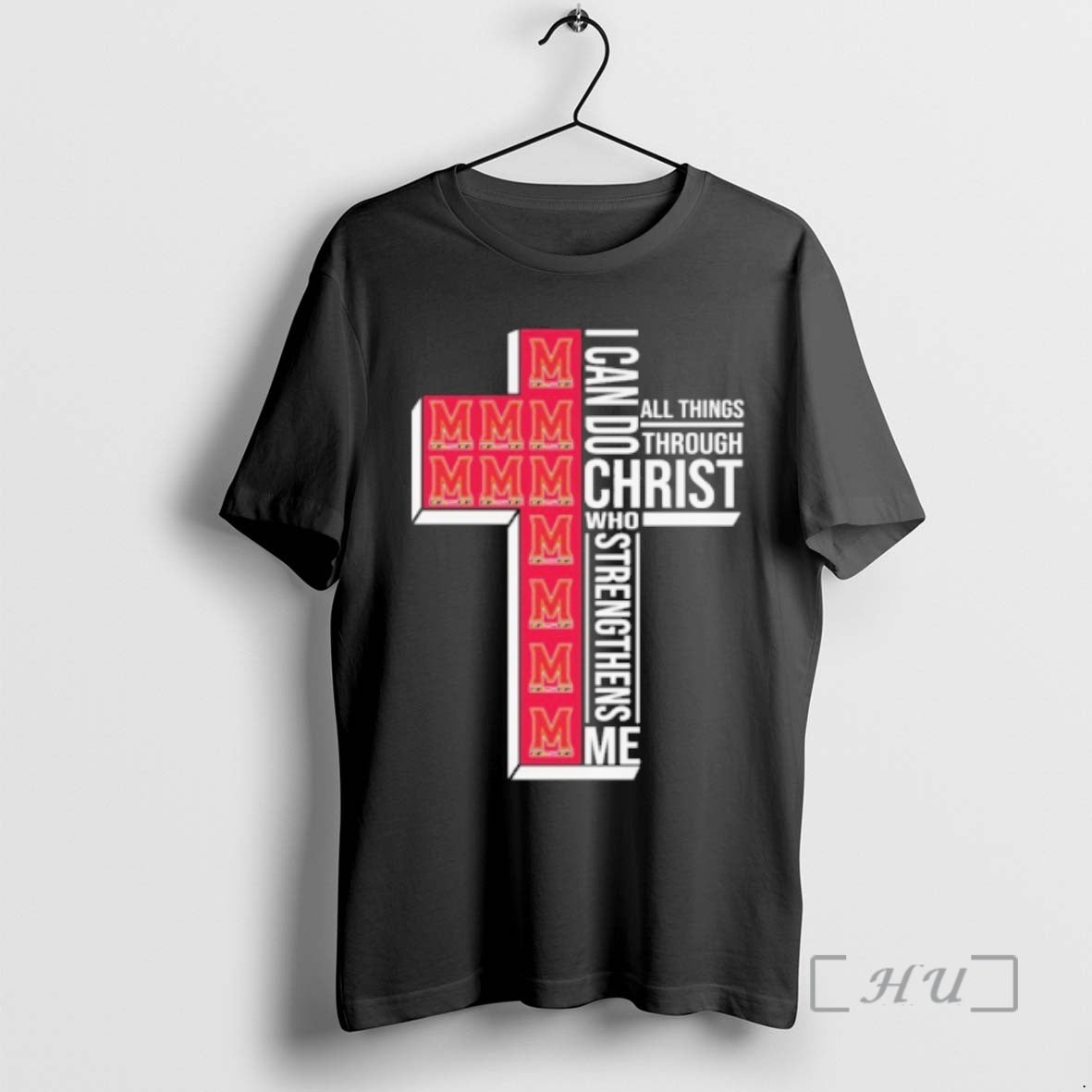Trending 2026 Maryland Terrapins I Can Do All Things Through Christ Who Strengthens Me Premium