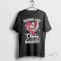 Trending Atlanta Falcons Lady Sassy Classy And A Tad Badassy Diamond Heart Premium T Shirts