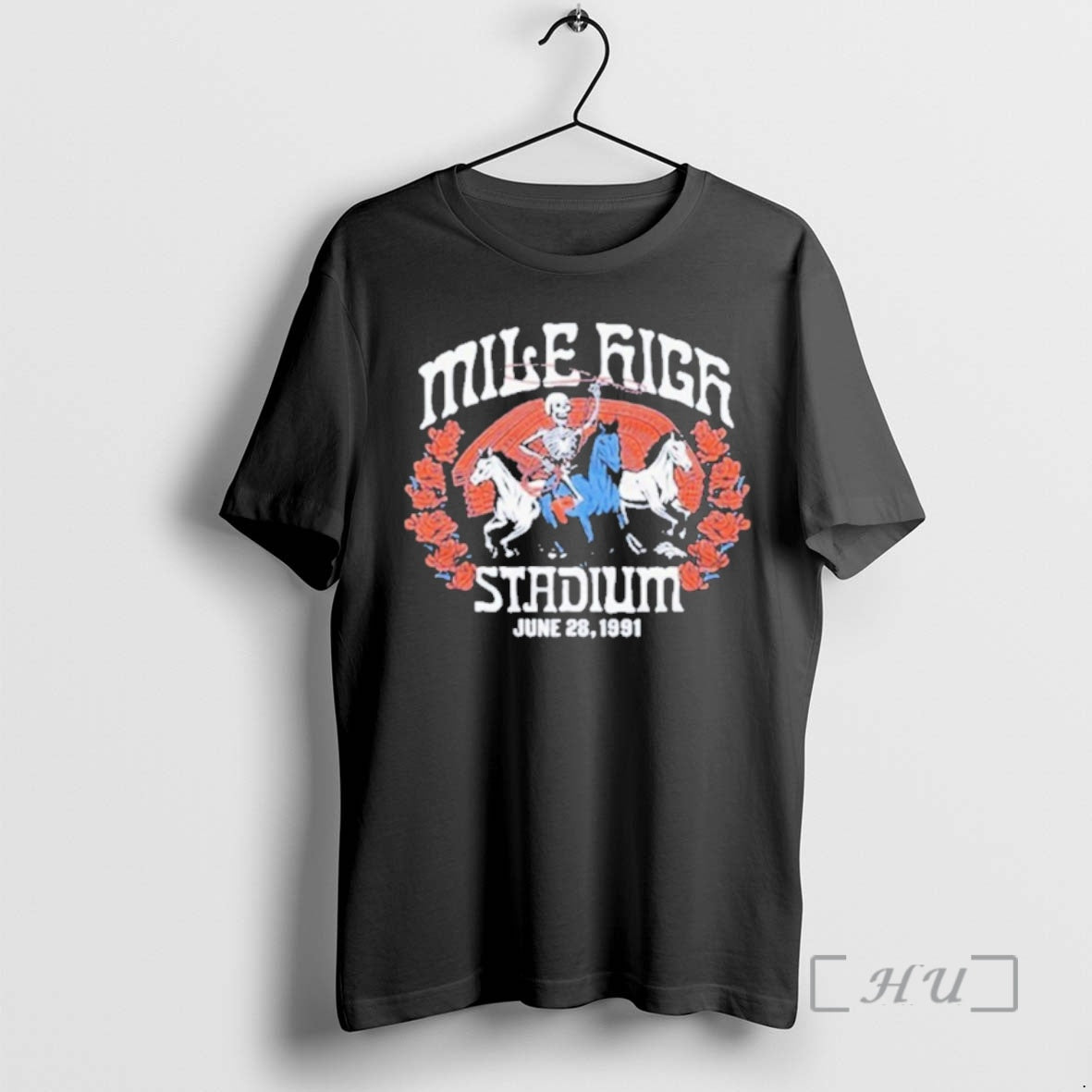 Trending Grateful Dead X Broncos Skeleton Mile High Stadium
