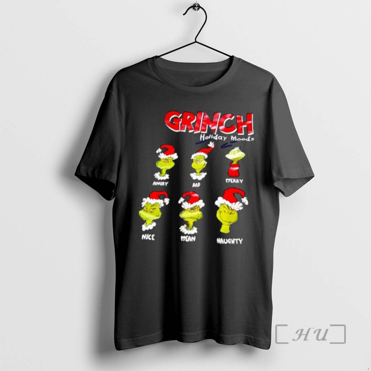 Trending Grinch Holiday Moods Graphic