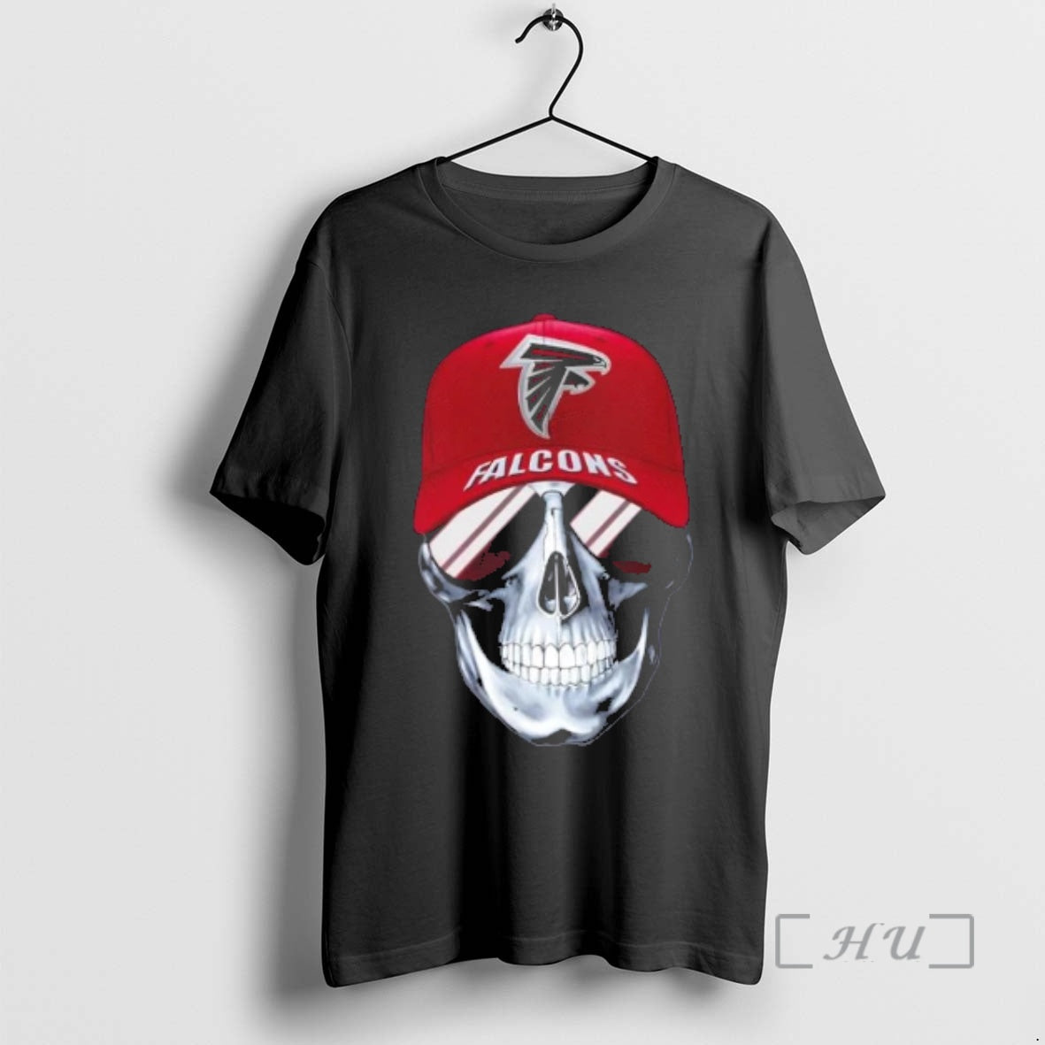 Trending Skull Wearing A Cap And Smile Atlanta Falcons Fans