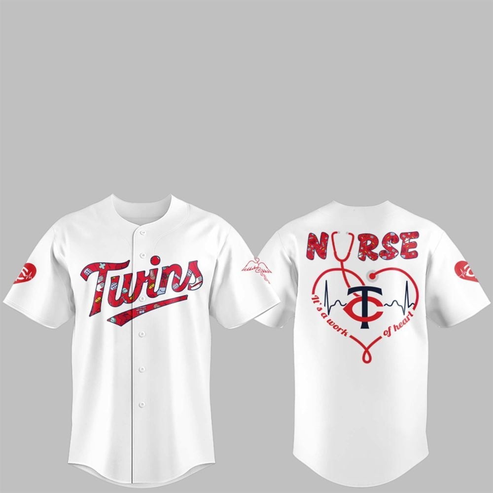 Twins Nurses Appreciation White Jersey 2025 - Grishko.com
