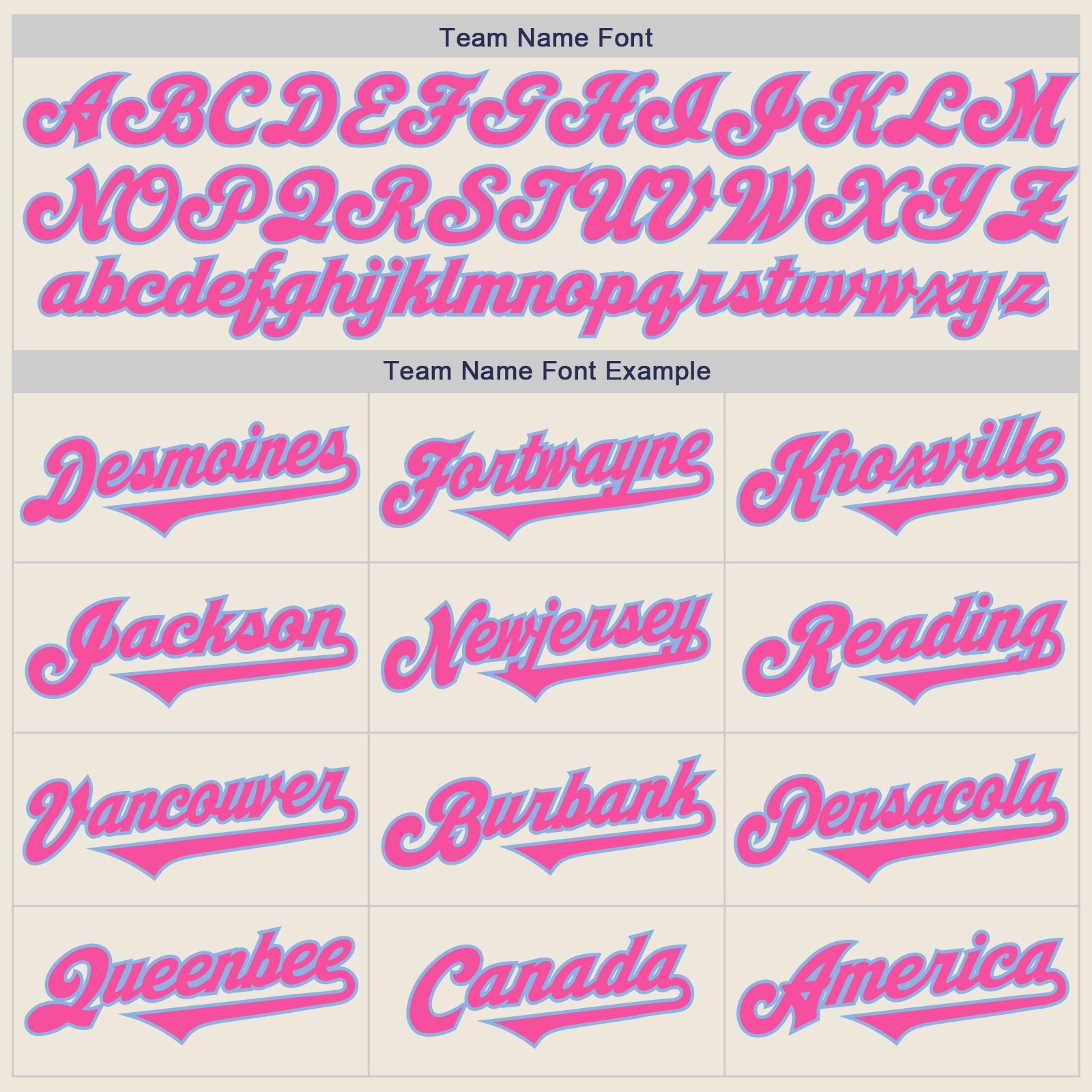 Custom Cream Pink-Light Blue Authentic Two Tone Baseball Jersey