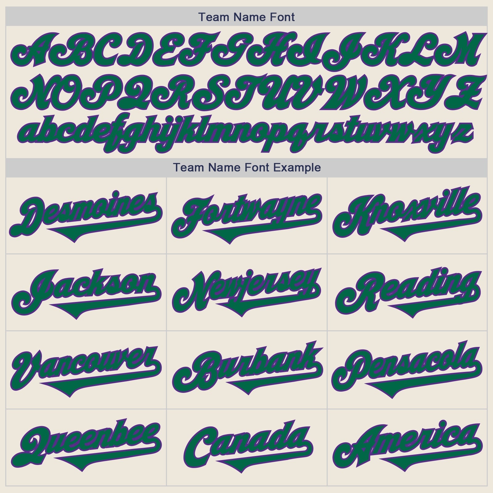 Custom Cream Kelly Green-Purple Authentic Two Tone Baseball Jersey