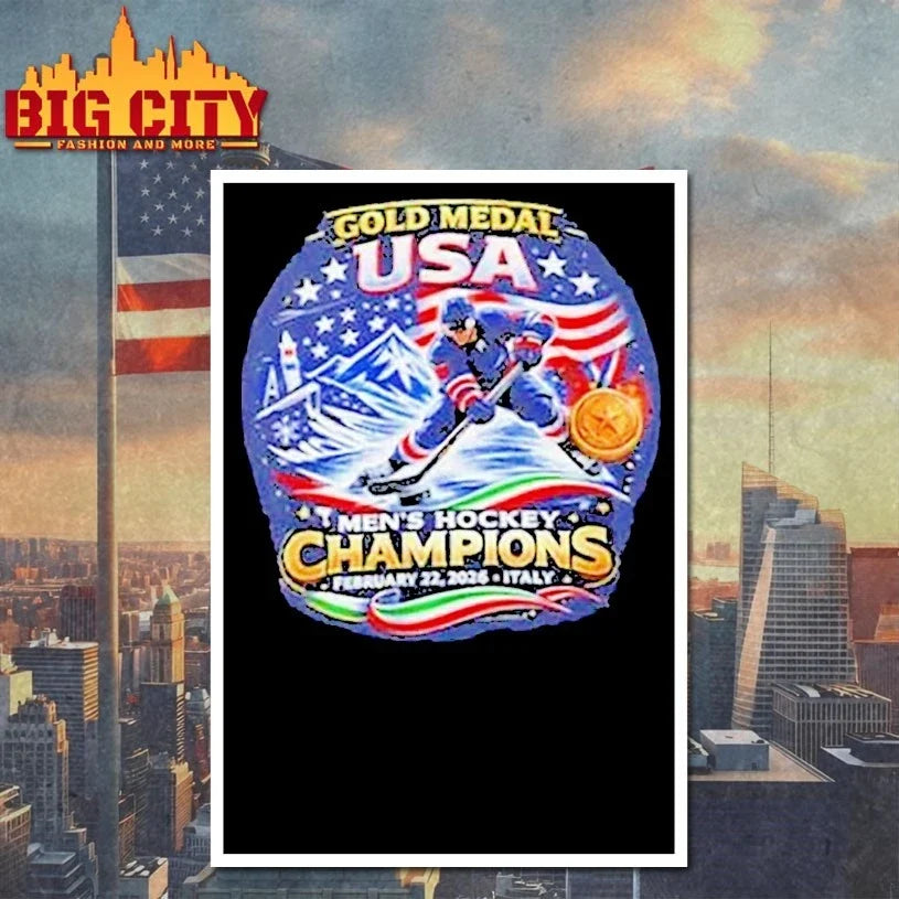 USA Men’s Hockey Gold Medal Champions 2026 Unisex