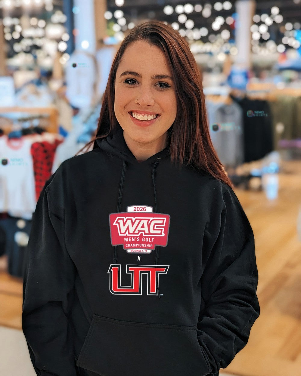Utah Tech Trailblazers 2026 WAC men’s golf championship shirt