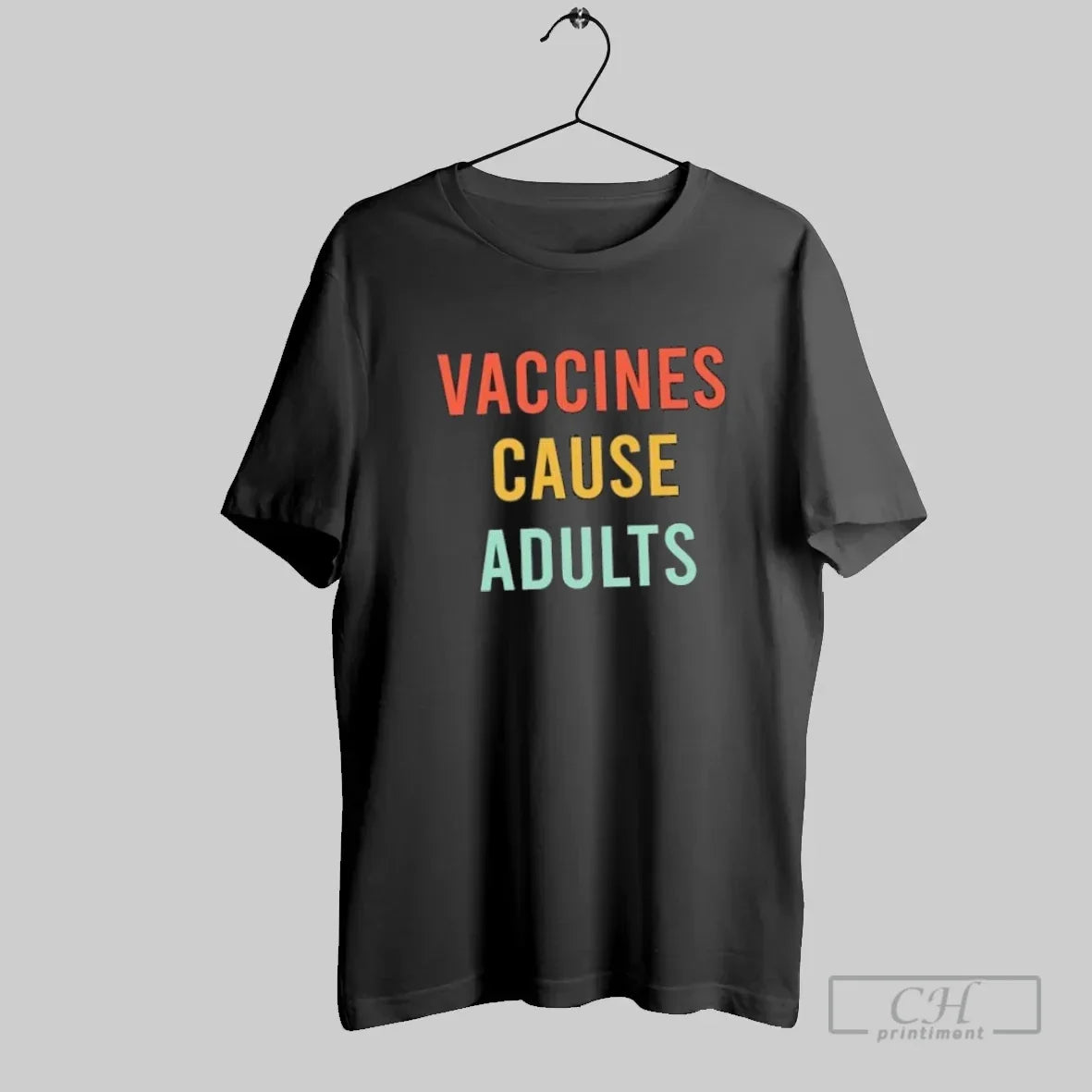 Vaccines Cause Adults Vintage Text
