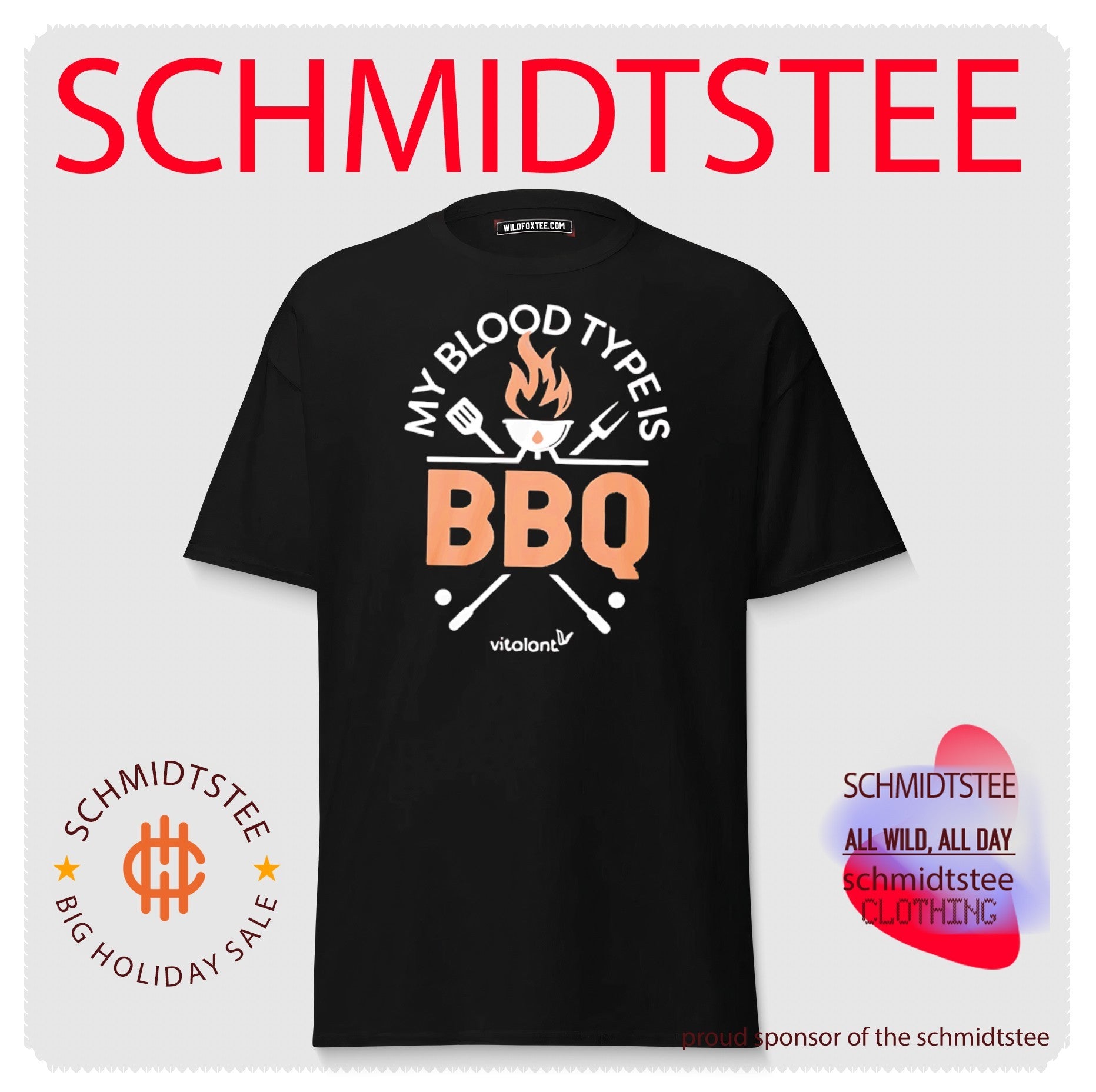 Vitalant My Blood Type Is BBQ Shirt