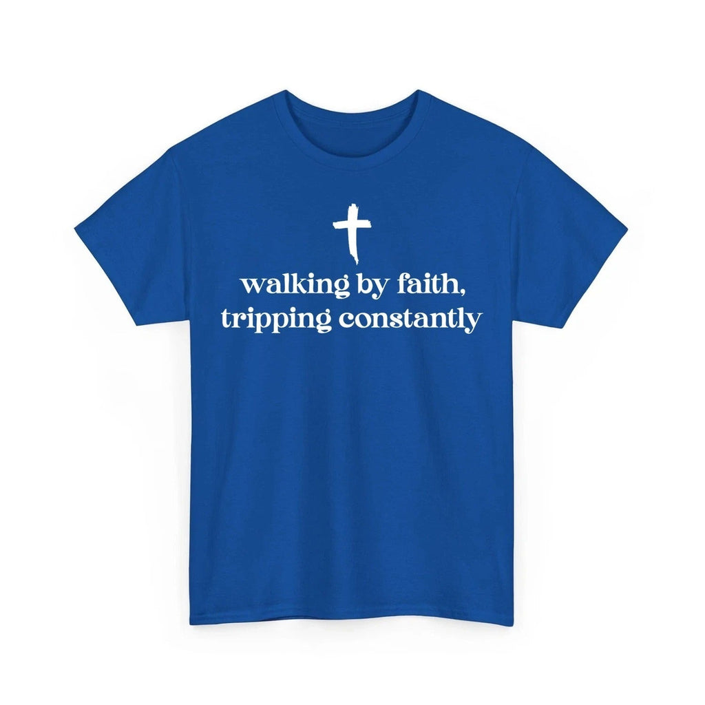 Walking By Faith Tripping Constantly Cross Christian Bible Unisex Unisex