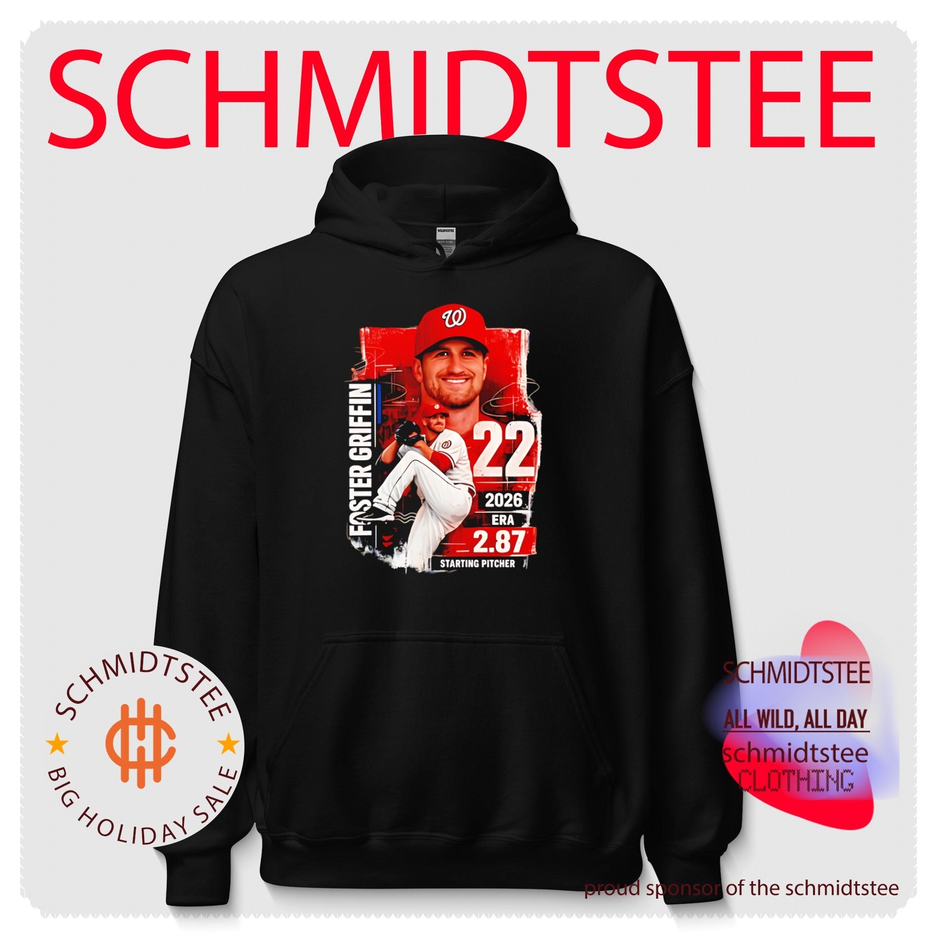 Washington Nationals Foster Griffin 2026 era starting pitcher shirt