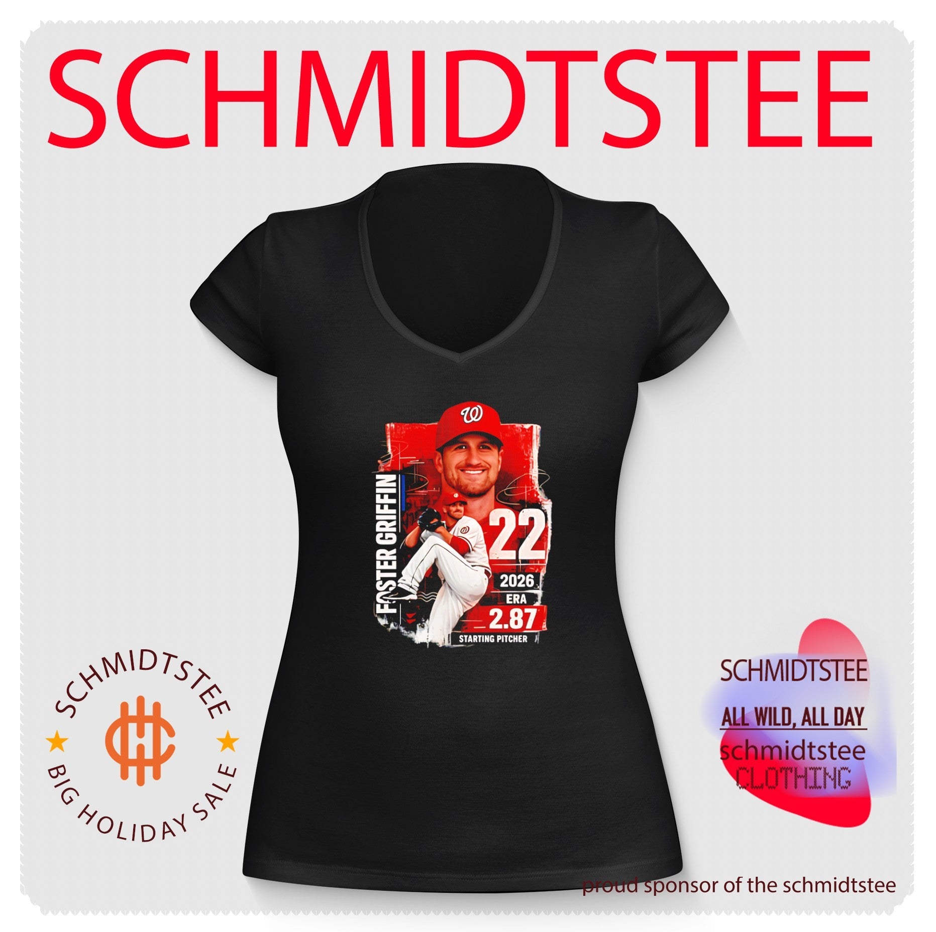 Washington Nationals Foster Griffin 2026 era starting pitcher shirt