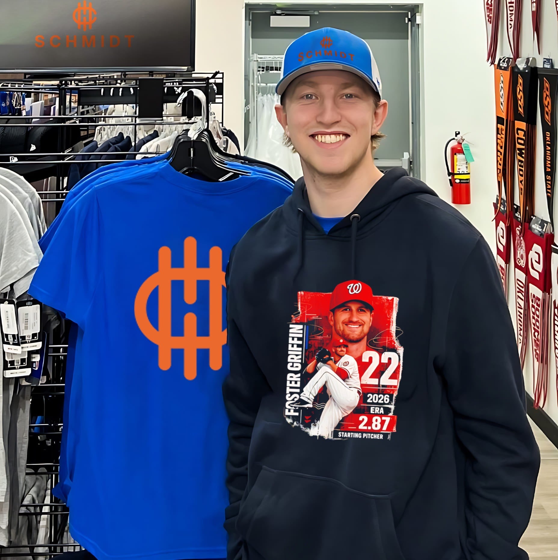 Washington Nationals Foster Griffin 2026 era starting pitcher shirt