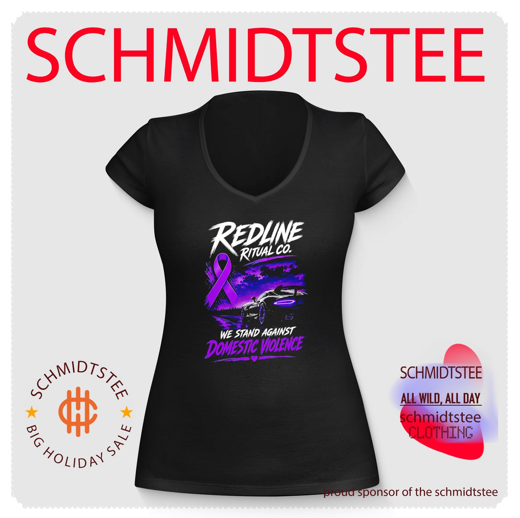 We stand against Domestic Violence Ribbon shirt