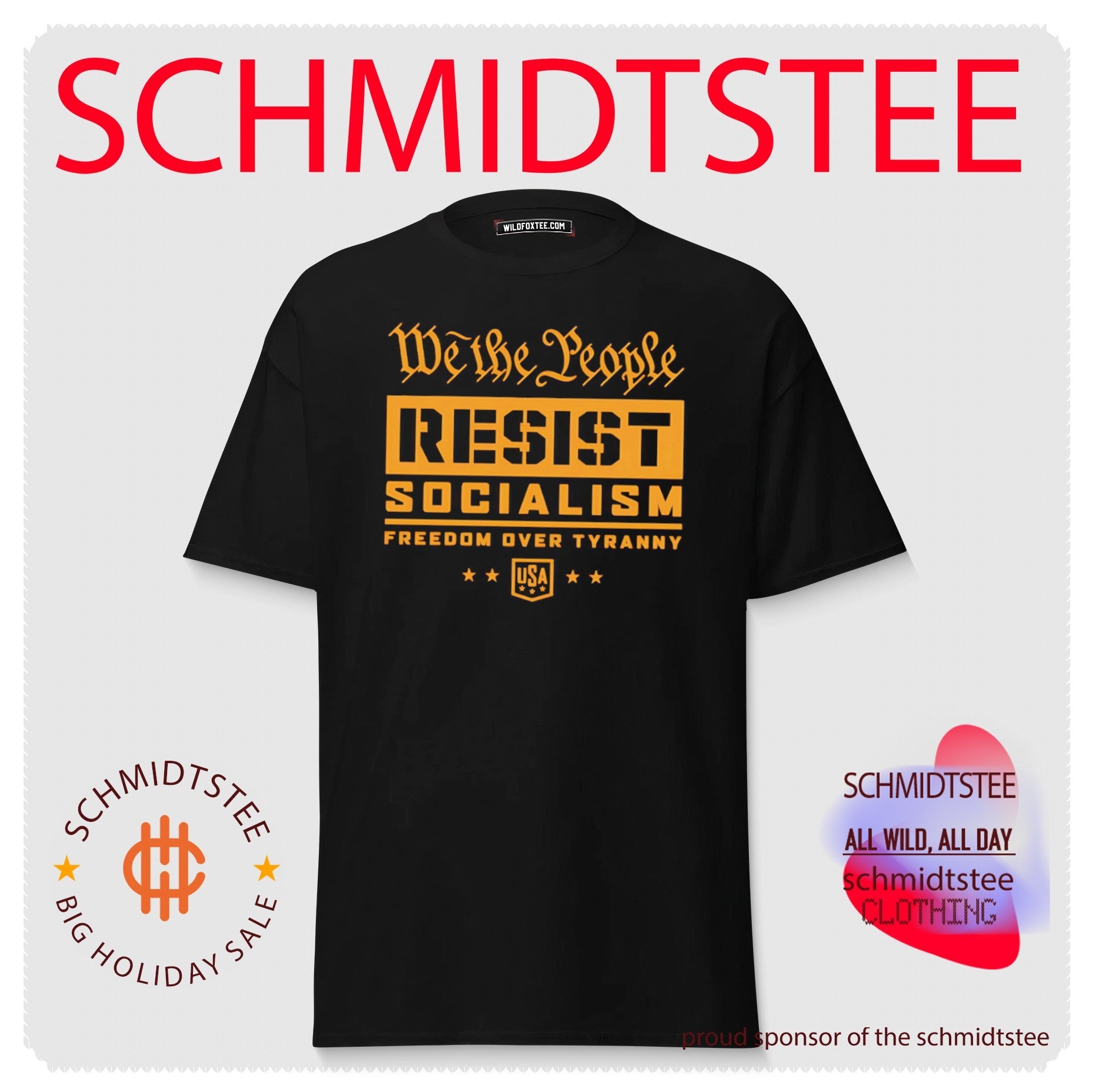 We the People Resist Socialism Freedom over Tyranny shirt