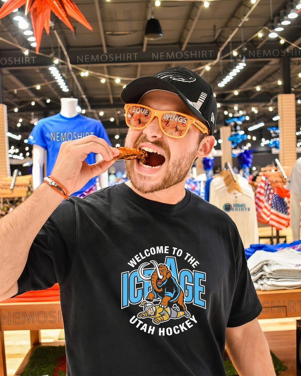 Welcome to the iceage Utah Mammoth hockey shirt