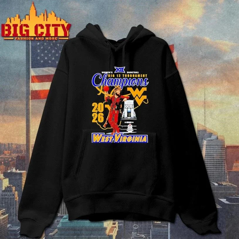 West Virginia Mountaineers Women’s Basketball Big 12 Tournament Champions Shirt Unisex