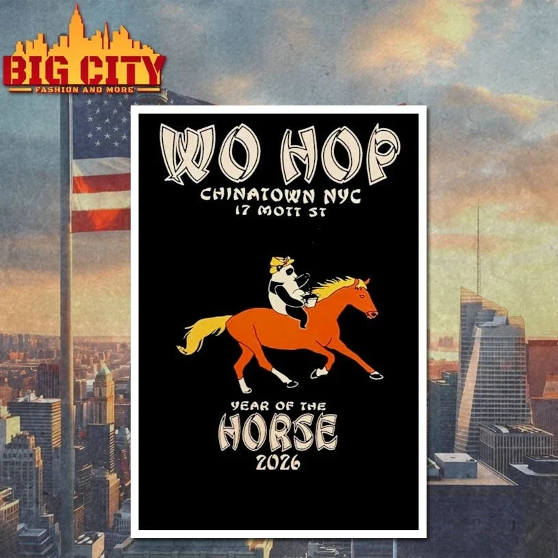 Wo Hop Chinatown NYC Year Of The Horse 2026 Unisex