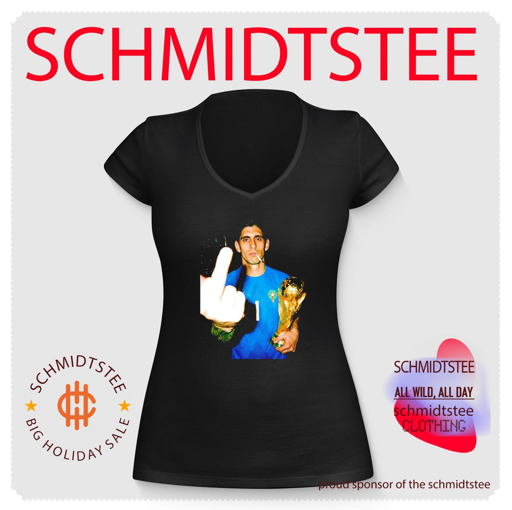 Yassine Bounou Morocco FC trophy and middle finger shirt