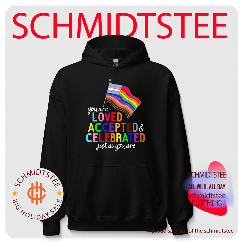 You Are Loved Accepted and Celebrated Just as You Are Pride shirt