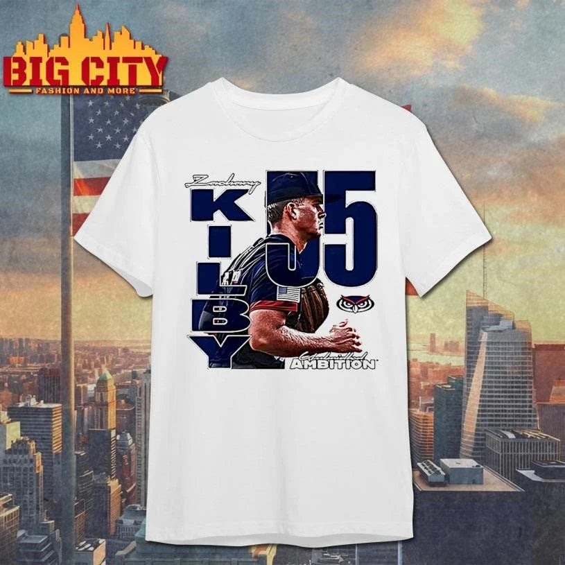 Zach Kilby Fau Basketball Ncaa Graphic 26 Shirt Unisex