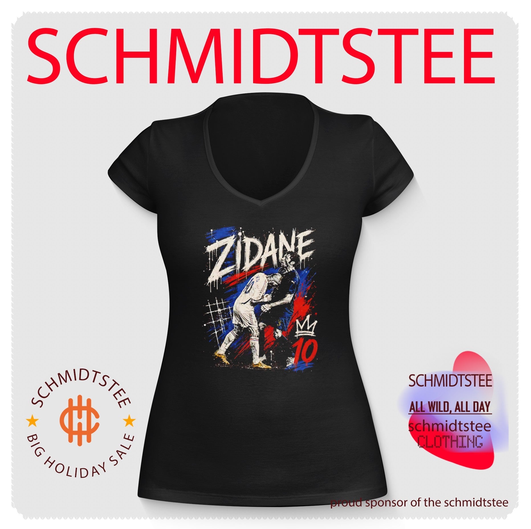 Zinedine Zidane France National Team Headbutt Distressed shirt