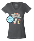 Women's We're All In This Together Like Hostages Vneck T-Shirt