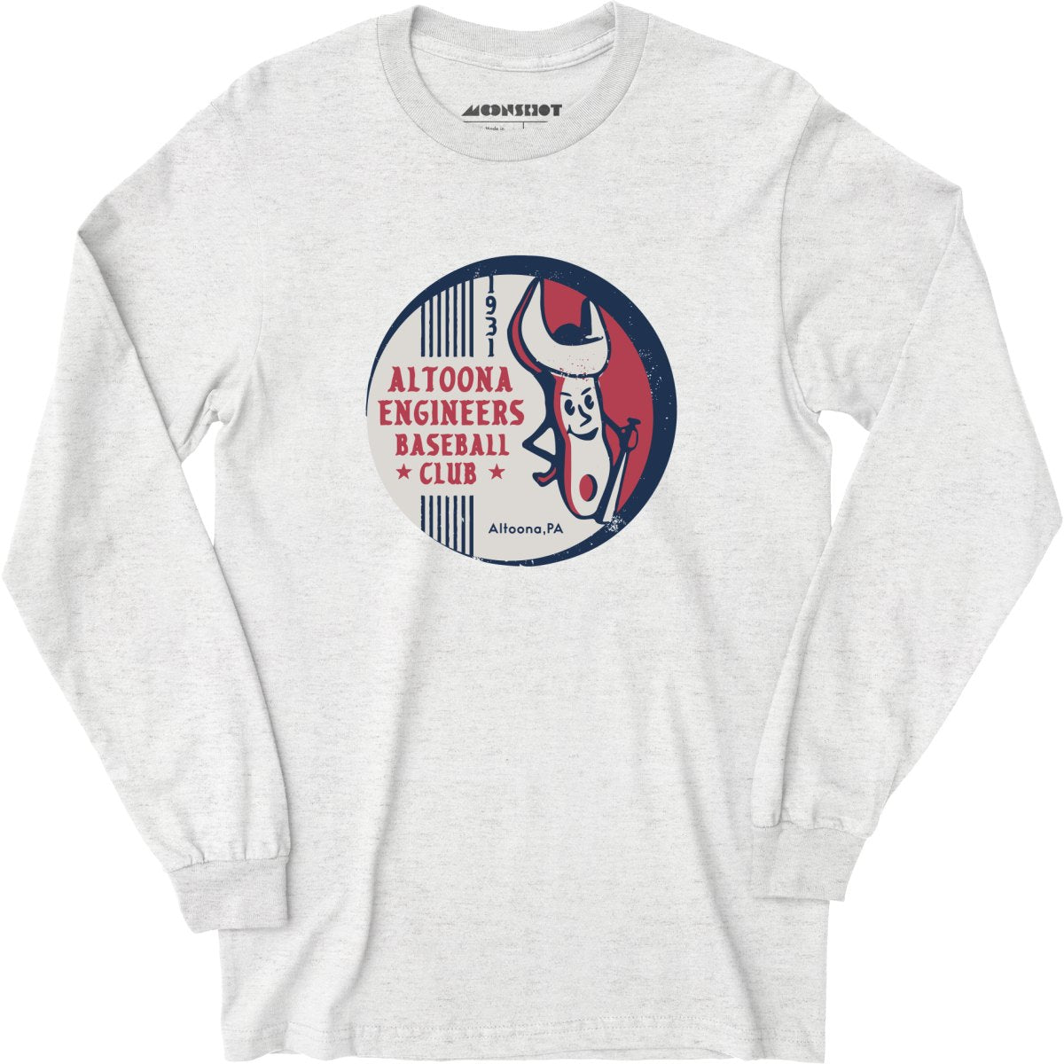 Altoona Engineers - Pennsylvania - Vintage Defunct Baseball Teams - Long Sleeve