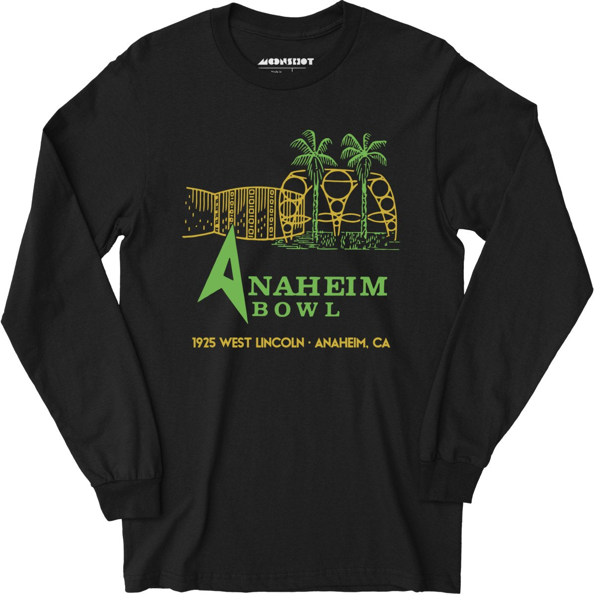 Anaheim Bowl - Anaheim, CA - Vintage Bowling Alley - Long Sleeve