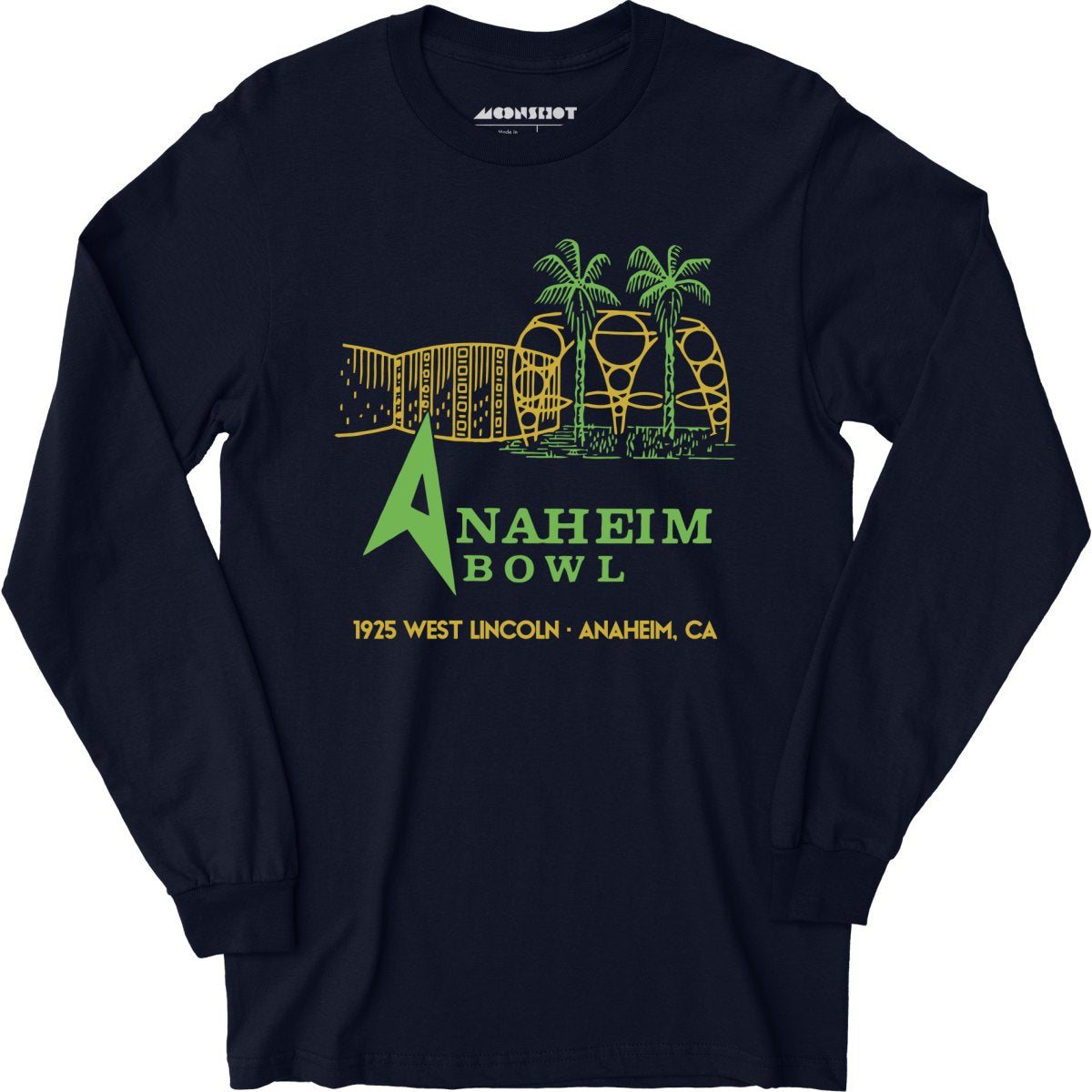 Anaheim Bowl - Anaheim, CA - Vintage Bowling Alley - Long Sleeve