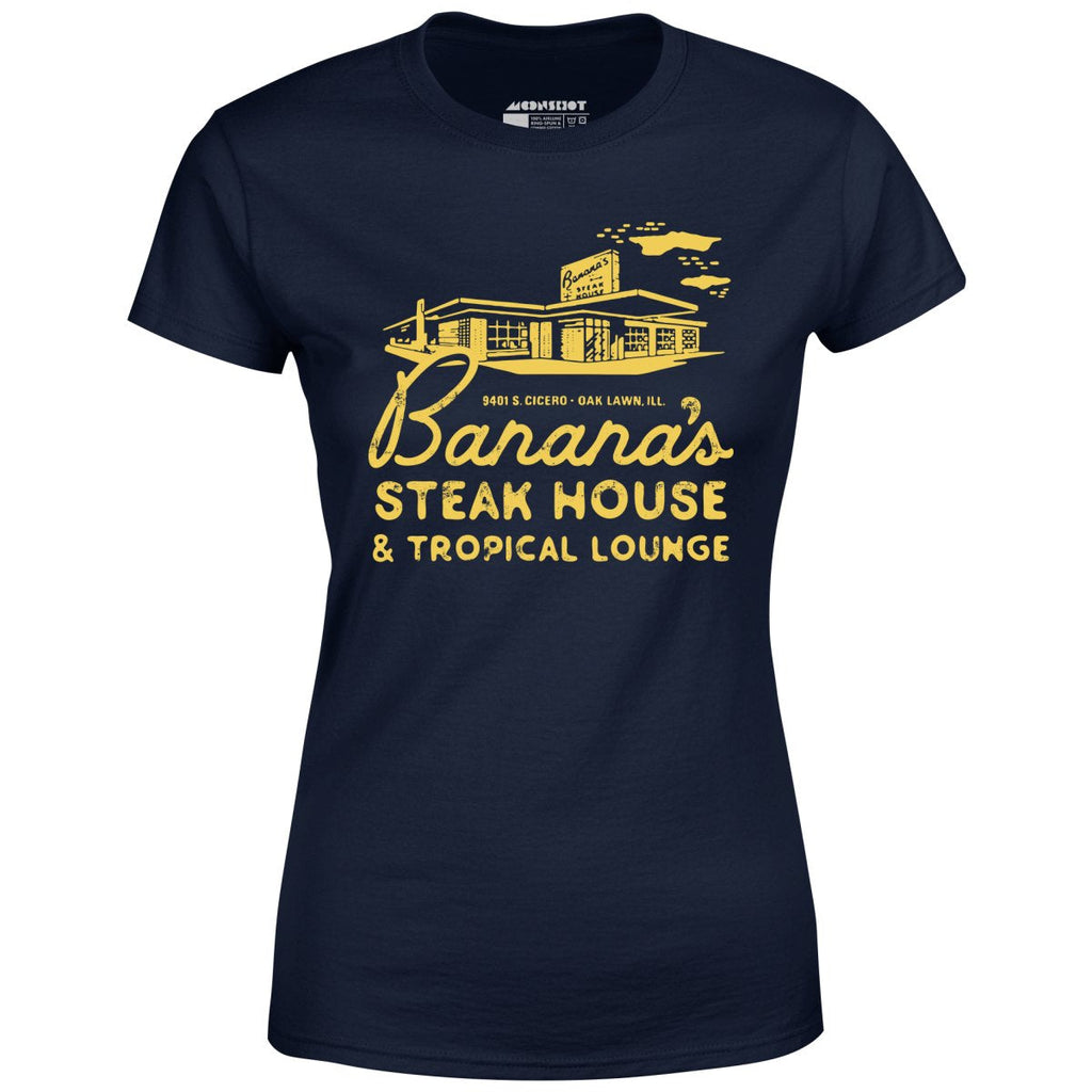 Banana's Steak House - Oak Lawn, Il - Vintage Restaurant - Women's