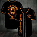 Walk by Faith: Baseball Tee Jersey - Play with Confidence - Aopprinter
