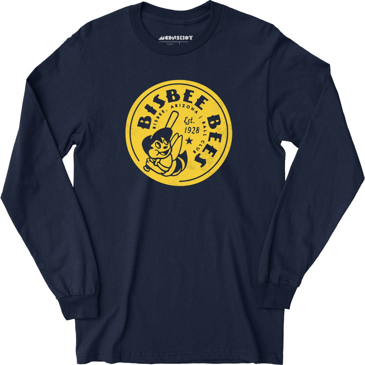 Bisbee Bees - Arizona - Vintage Defunct Baseball Teams - Long Sleeve