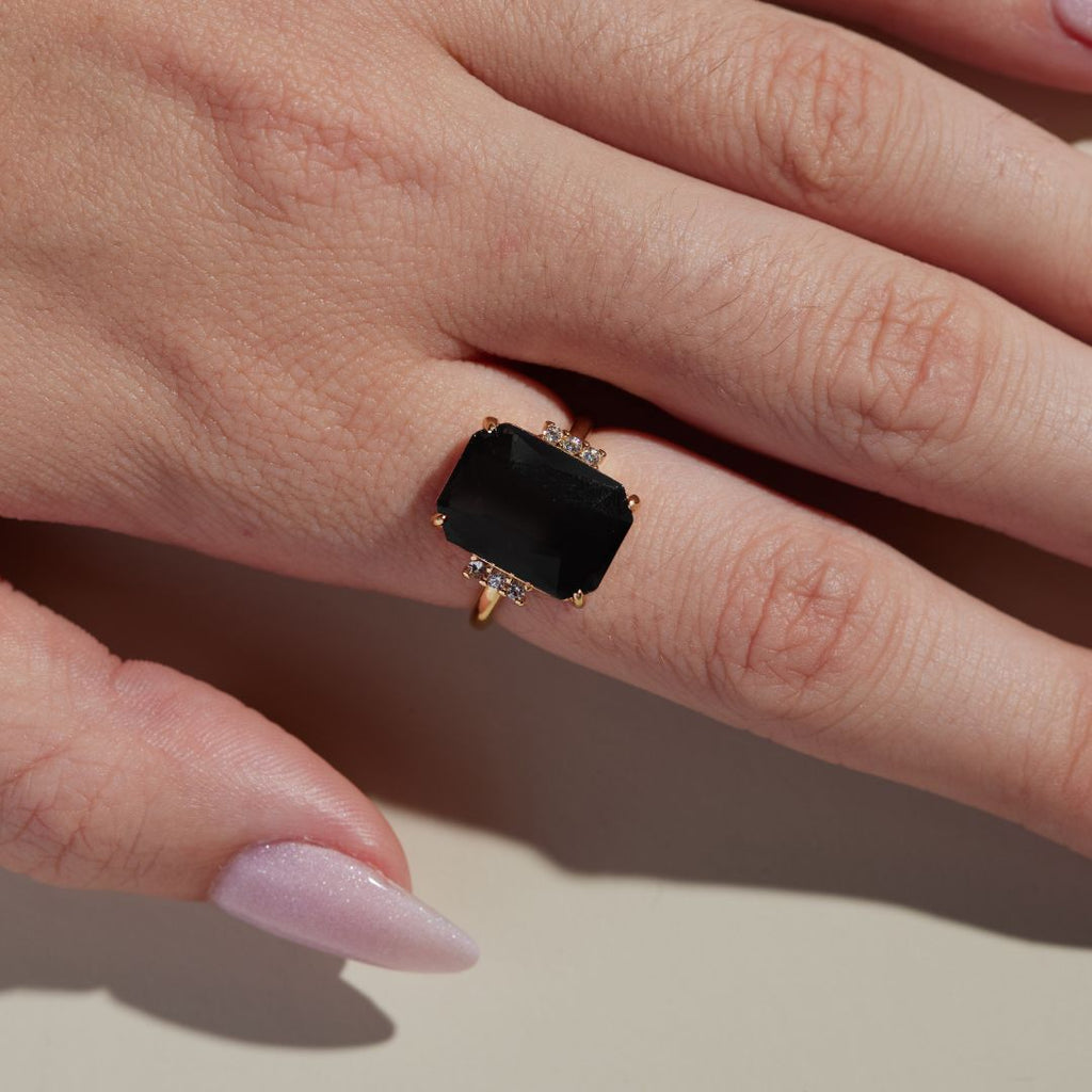 Black Marie Statement Ring