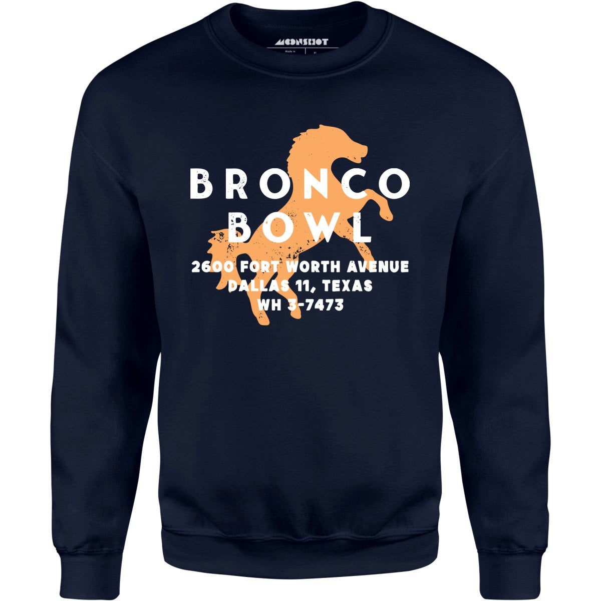 Bronco Bowl - Dallas, TX - Vintage Bowling Alley - Unisex