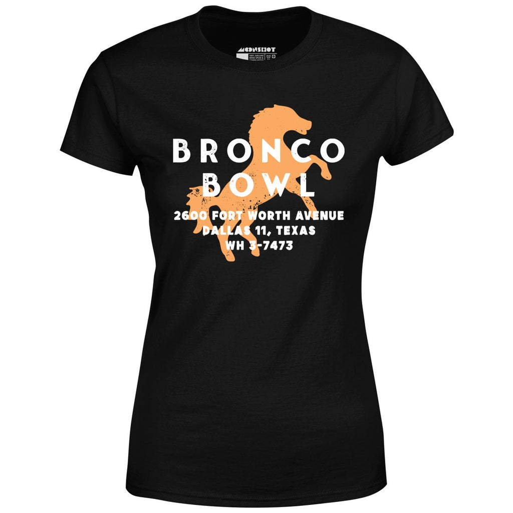 Bronco Bowl - Dallas, TX - Vintage Bowling Alley - Women's