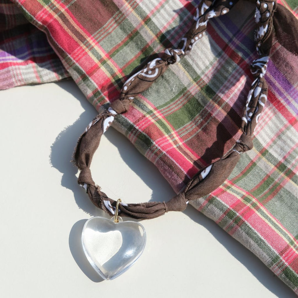 Brown Bandana Necklace