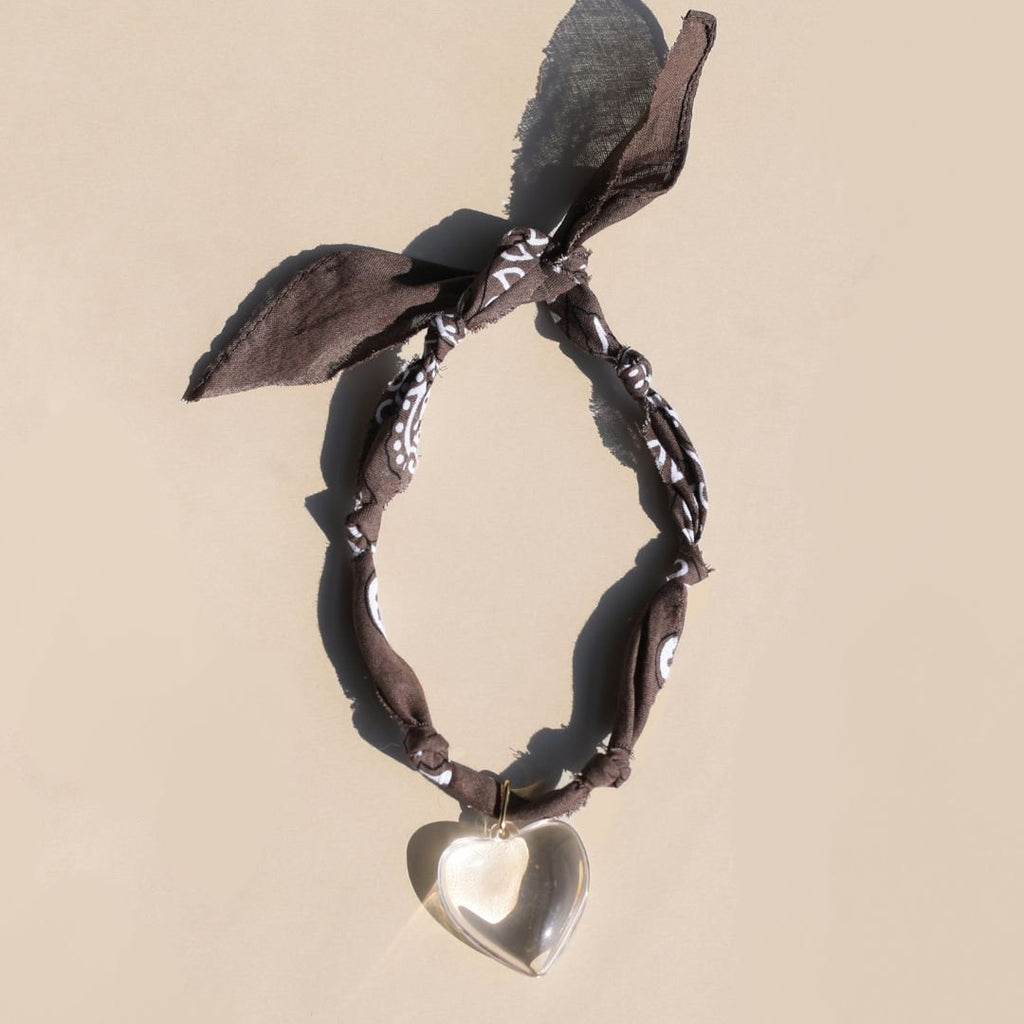 Brown Bandana Necklace